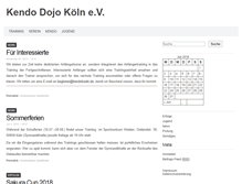 Tablet Screenshot of koelnkendo.de